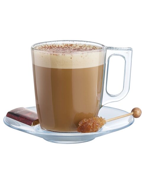 6 Mugs Nuevo transparents - 25 cl