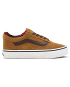 Baskets en Velours de Cuir Old Skool cognac