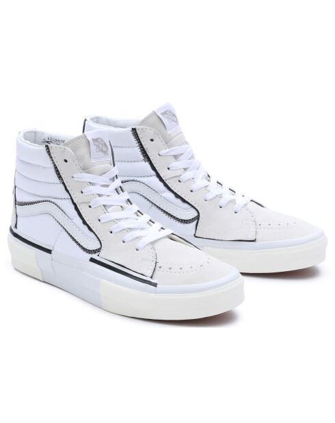 Baskets SK8-Hi Reconstruct blanches