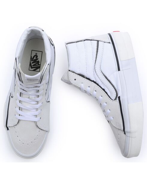 Baskets SK8-Hi Reconstruct blanches