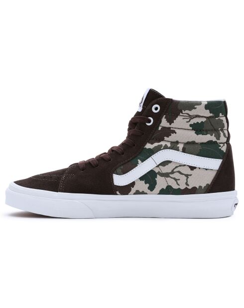 Baskets SK8-Hi marron/camouflage