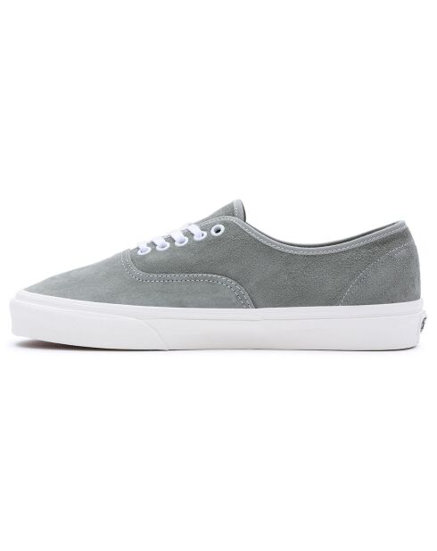 Baskets en Velours de Cuir Authentic grises
