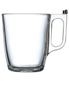 6 Mugs Nuevo transparents - 25 cl