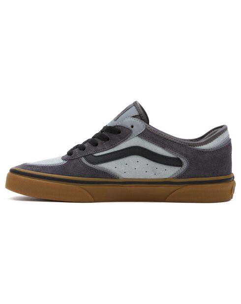 Baskets en Velours de Cuir Rowley Classic anthracite