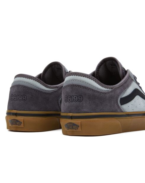 Baskets en Velours de Cuir Rowley Classic anthracite