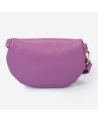 Marsupio in pelle Selene lilla - 23x1x15 cm