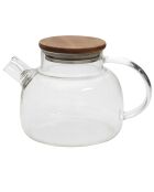 Théière en verre transparente - 90 cl