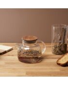 Théière en verre transparente - 90 cl