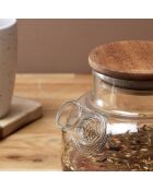 Théière en verre transparente - 90 cl