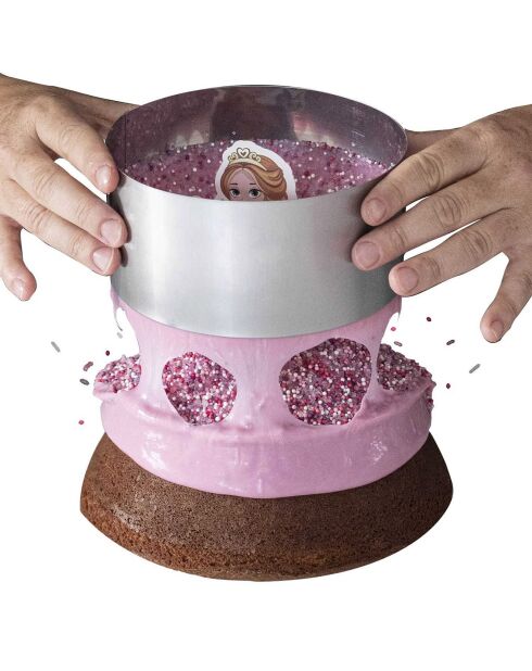 Coffret Tsunami Cake Princesse argenté