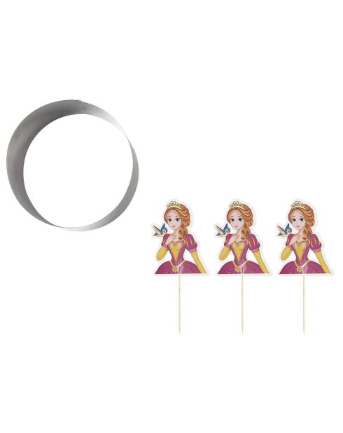 Coffret Tsunami Cake Princesse argenté