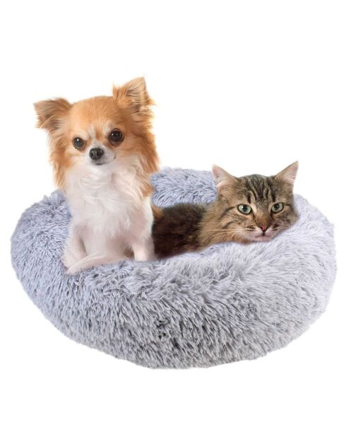 Coussin lit apaisant gris - 60x60x14x14 cm