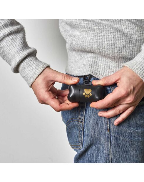 2 Distributeurs 45 Sacs de propreté 3 rouleaux  noirs