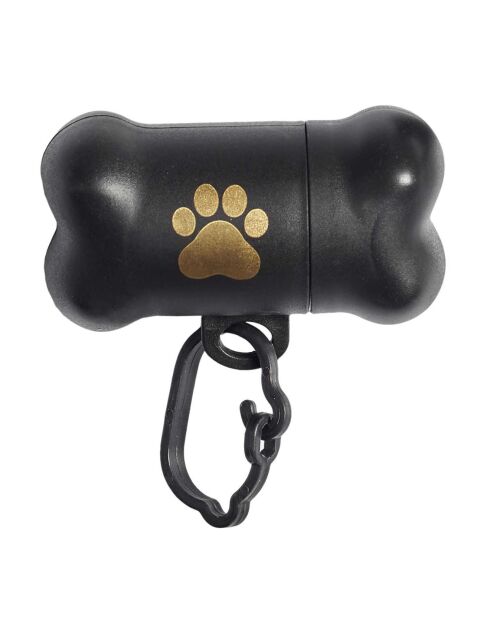 2 Distributeurs 45 Sacs de propreté 3 rouleaux  noirs