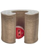 Jeu griffoir pour chat  marron - 24x24x11.5x11.5 cm