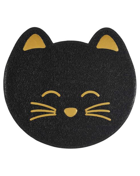 Tapis antiderapant gamelle noir motif aléatoire - 58x21x0.6x0.6 cm