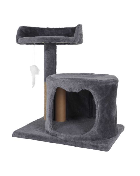 Arbre à Chat gris - 38x30x48x48 cm