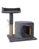 Arbre à Chat gris - 38x30x48x48 cm