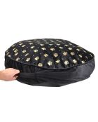 Cuscino nero - 60x60x10x10 cm