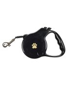 Laisse avec enrouleur coloris aléatoire