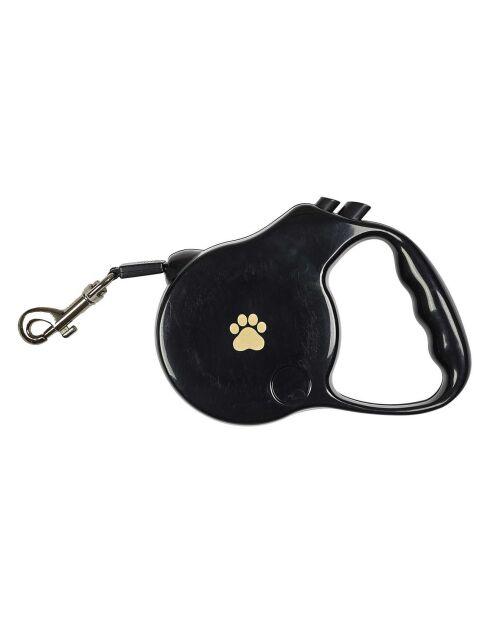 Laisse avec enrouleur coloris aléatoire