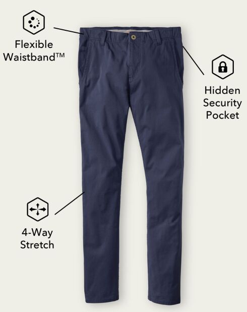 Pantalon skinny Smart 360 Flex Alpha bleu foncé