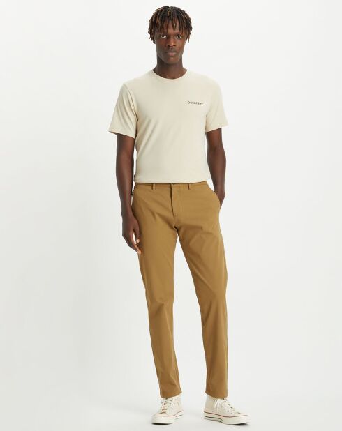 Pantalon slim Smart 360 Flex Motion beige foncé