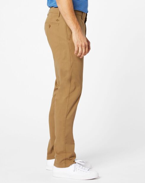 Pantalon slim Smart 360 Flex Motion beige foncé