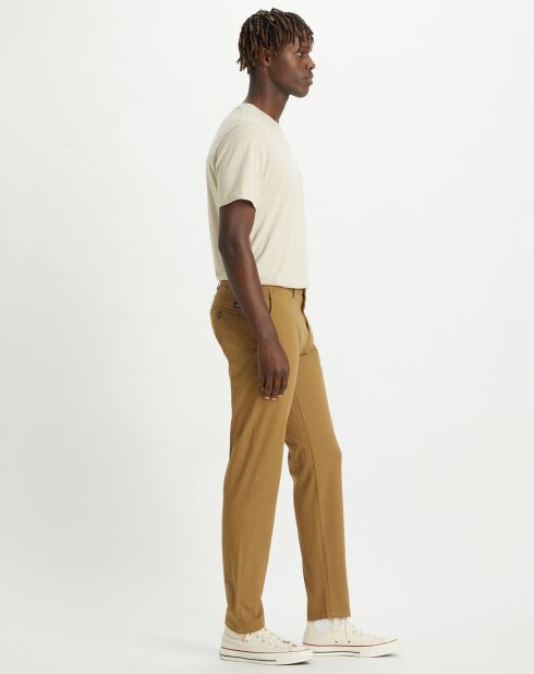 Pantalon slim Smart 360 Flex Motion beige foncé