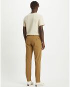 Pantalon slim Smart 360 Flex Motion beige foncé