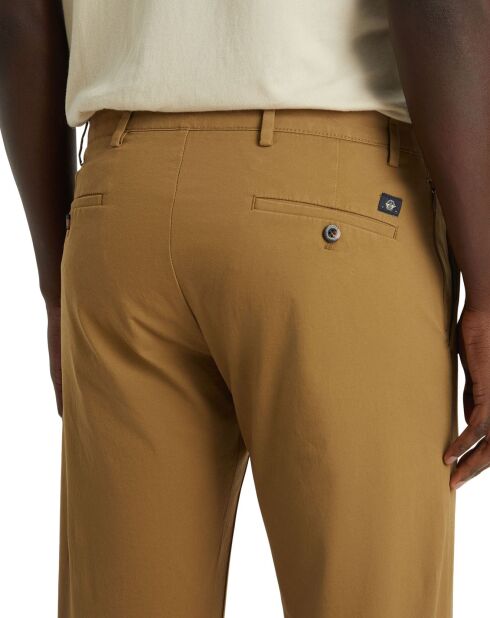 Pantalon slim Smart 360 Flex Motion beige foncé