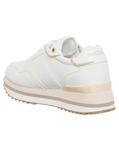 Sneakers Plateforme Augustine blanches