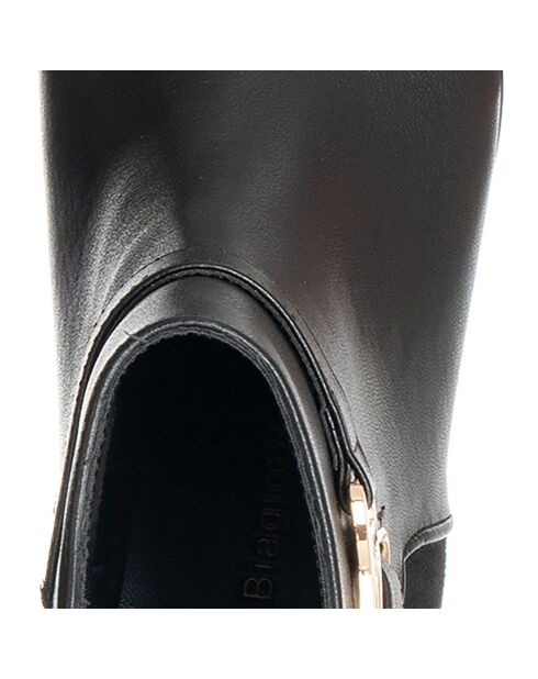 Boots Khalessi noires - Talon 6 cm