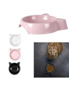 2 Gamelles Tête de Chat coloris aléatoire