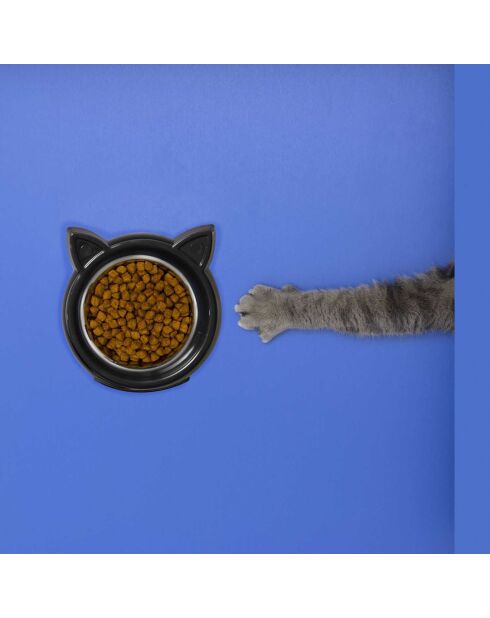 2 Gamelles Tête de Chat coloris aléatoire