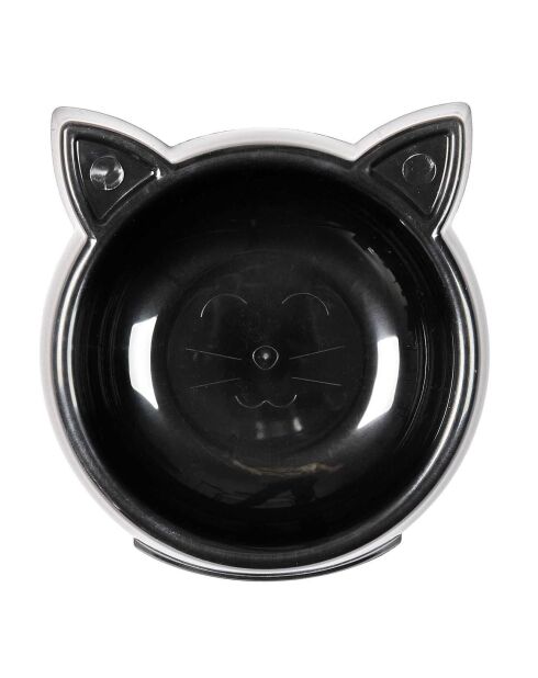 2 Gamelles Tête de Chat coloris aléatoire