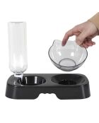 Gamelle et Distributeur eau noire