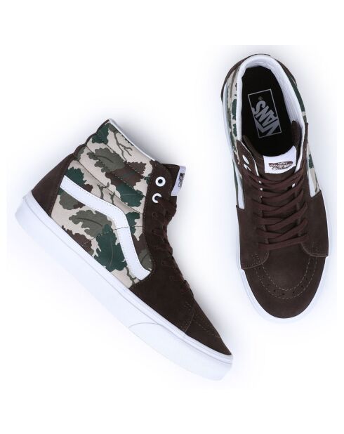 Baskets SK8-Hi marron/camouflage