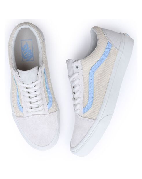 Baskets Old Skool écru/bleu