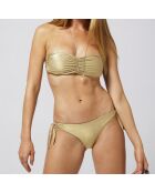 Haut de maillot de bain Julie doré