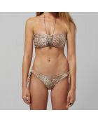 Bas de maillot de bain Julie marron