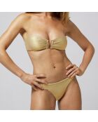 Haut de maillot de bain Shiraz doré