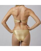 Haut de maillot de bain Shiraz doré