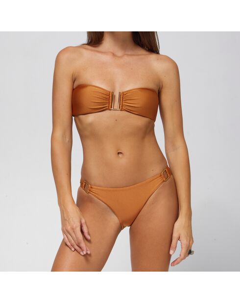 Haut de maillot de bain Shiraz bronze