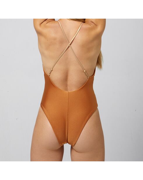 Maillot de bain 1 pièce Tina bronze