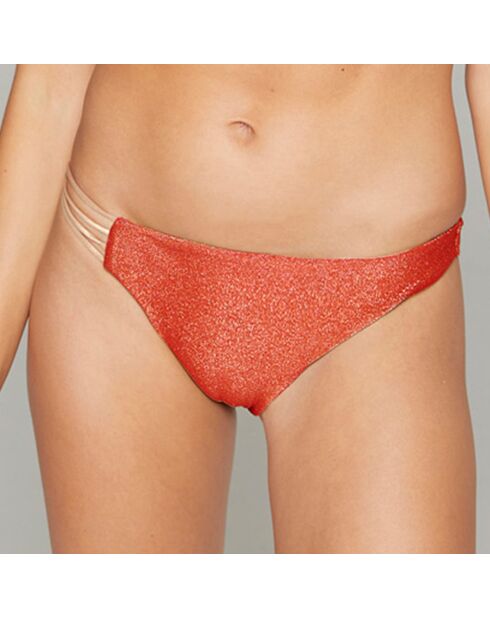 Bas de maillot de bain Camil rouge