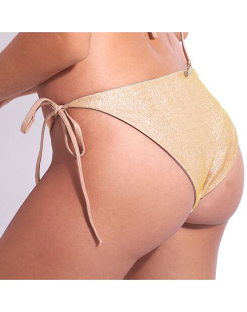 Bas de maillot de bain Kate doré
