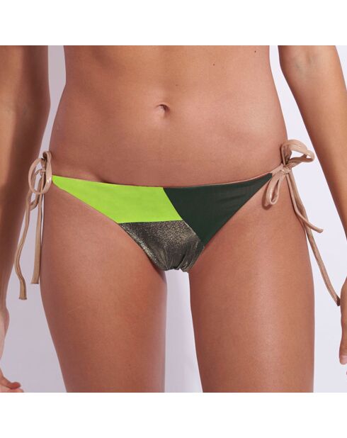 Bas de maillot de bain Katy jaune fluo