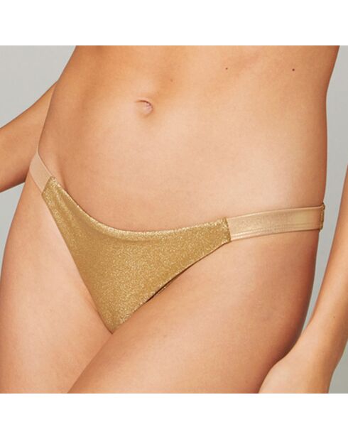 Pantalones de baño Lisa en beige/dorado