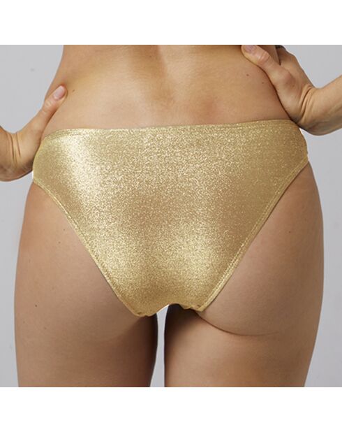 Bas de maillot de bain Shiraz doré